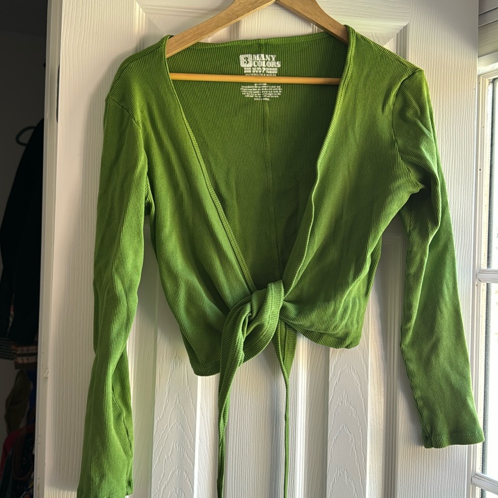 Wrap Top - Kelly Green